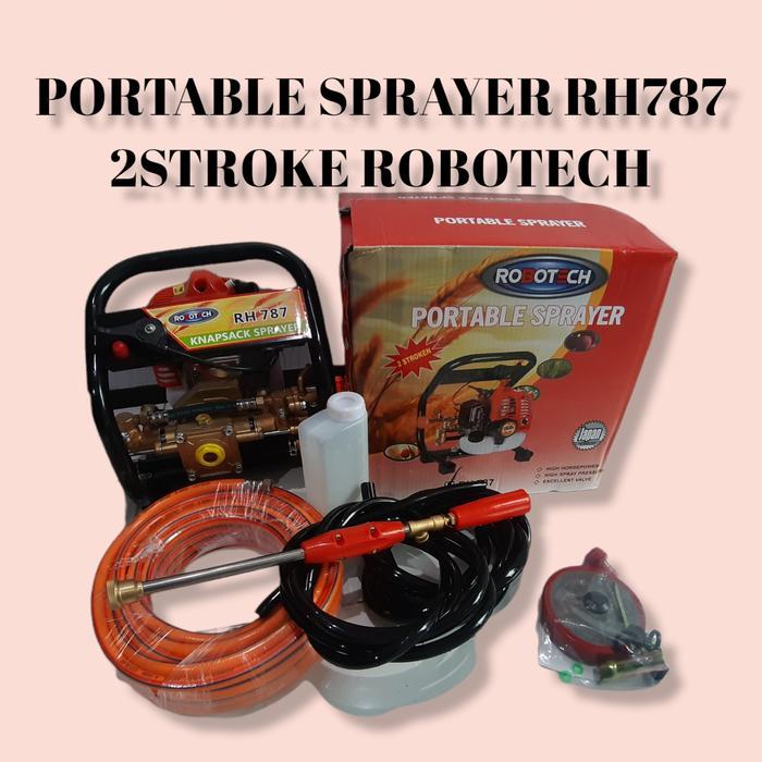 mesin portable steam/portable power sprayer merk Robotech