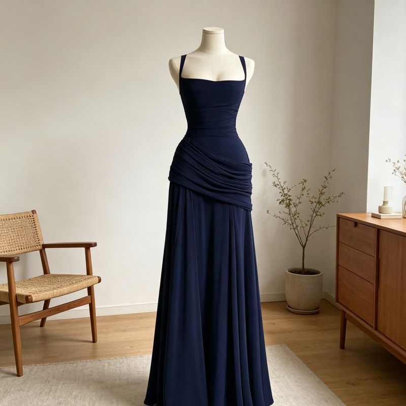 SHEING Dress TankTop Panjang Wanita  Maxi Long Dress