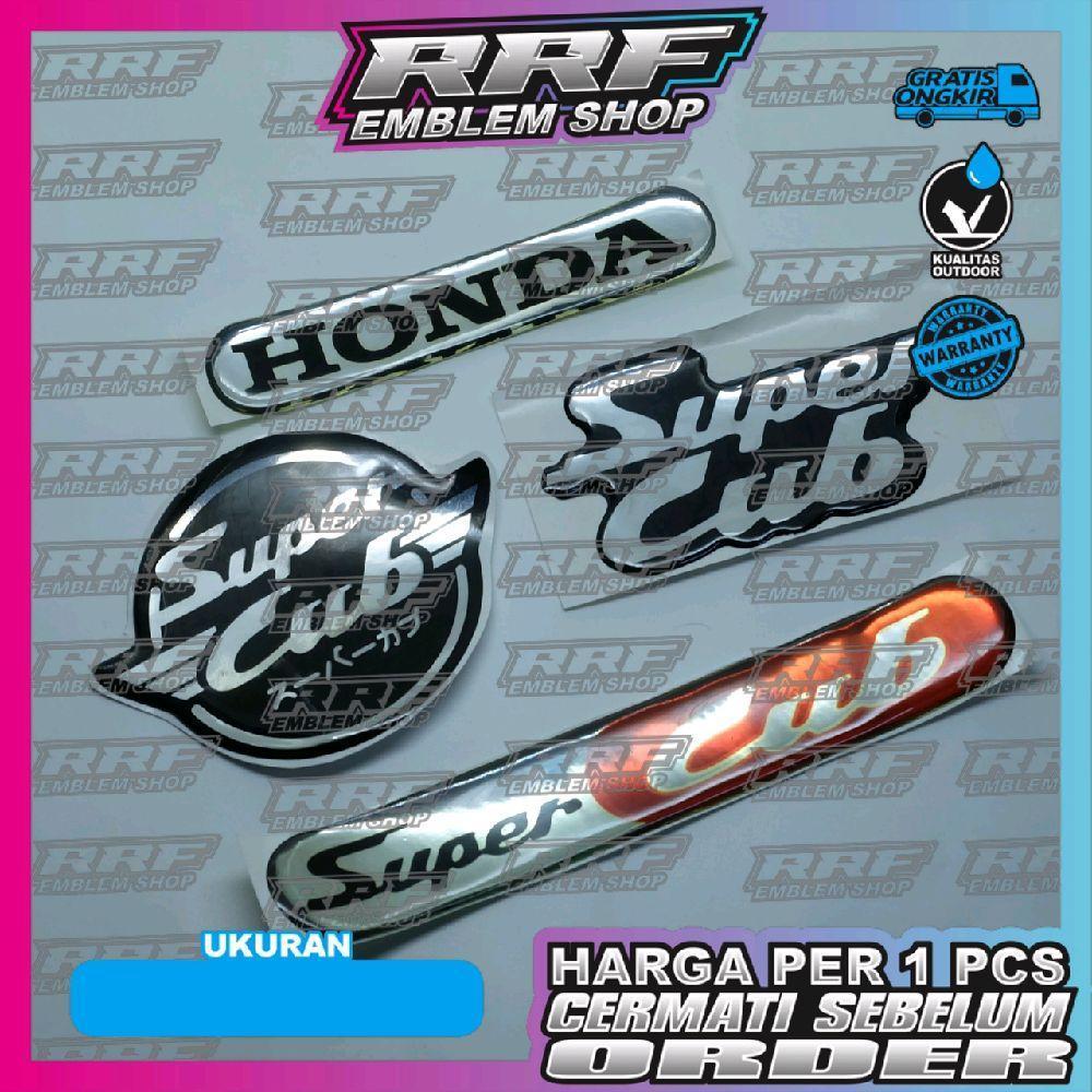 emblem timbul HONDA SUPER CUB , Emblem timbul logo HONDA SUPER CUB
