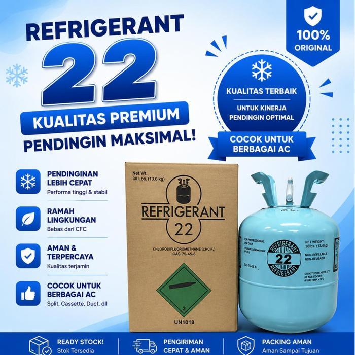 FREON REFRIGERANT R 22 11.3 KG - FREON R22