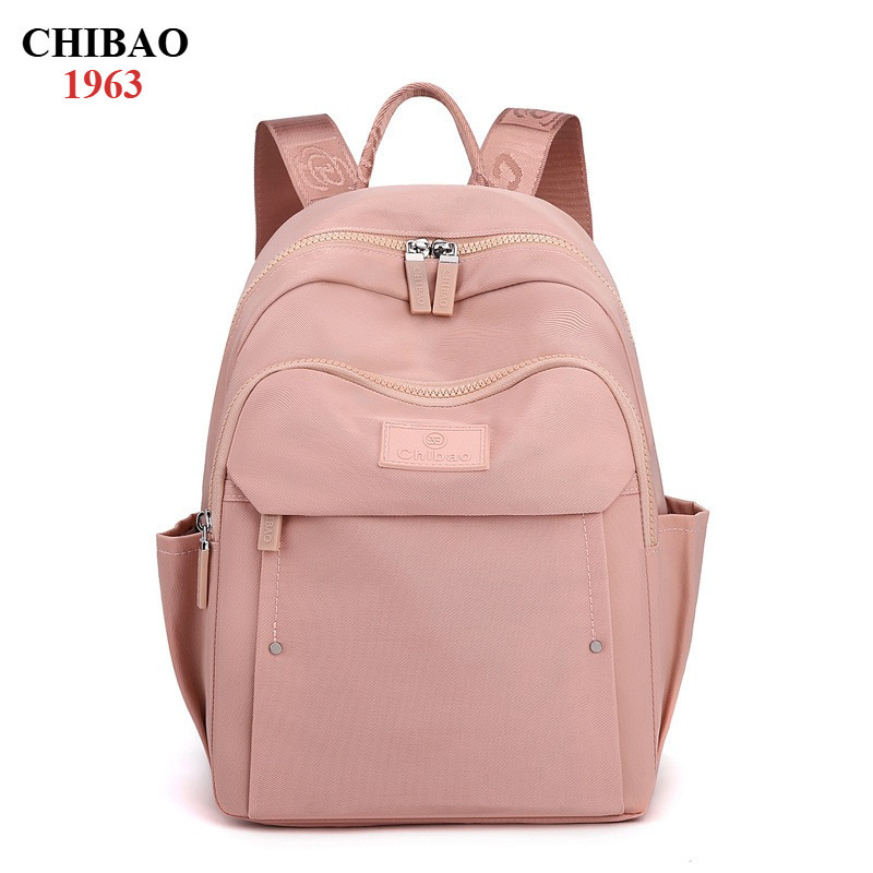 MELVI STORE Chibao - Tas ransel CHIBAO 1963  tas ransel wanita nilon waterproof ransel cewek