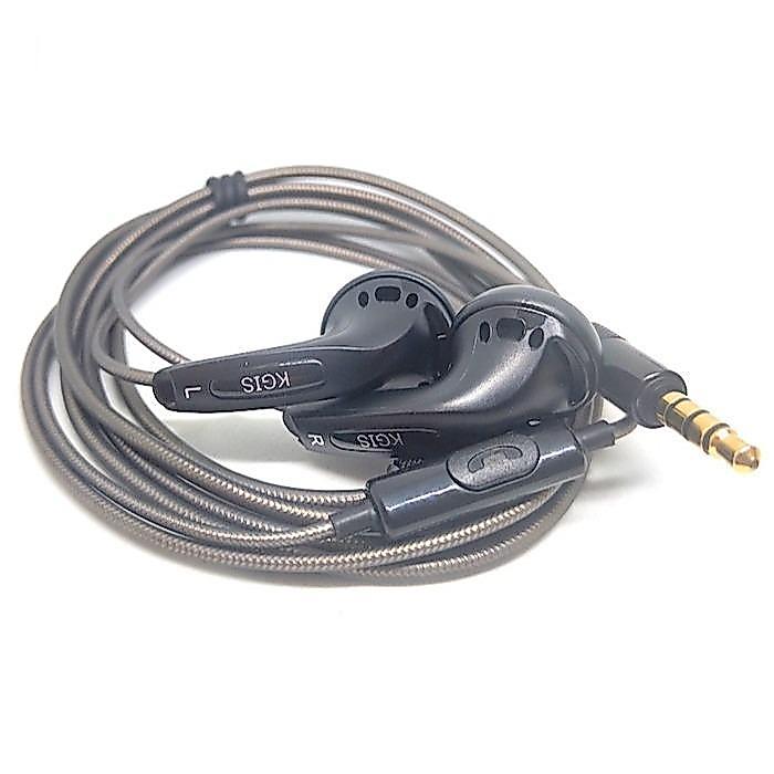 KGIS P1 HiFi Sound Bass Earphone Durable Cable Headset With Mic