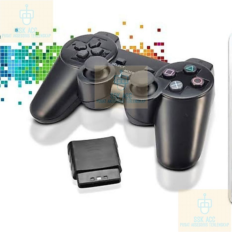 Stik Joystick Gamepad Wireless 2.4GHz Game Controller For Laptop PC Smart TV Box Android Setik Untuk