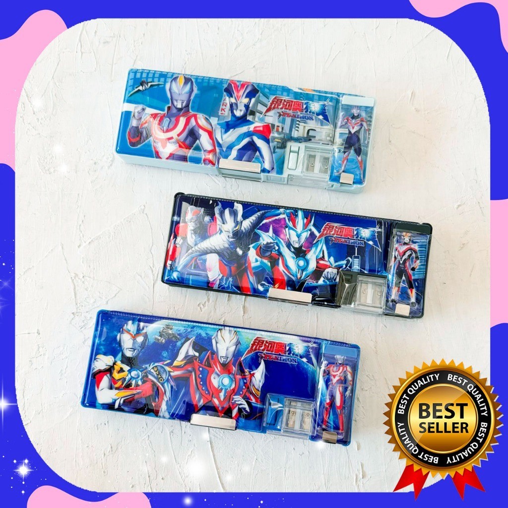 

PENCIL CASE MAGNET/ TEMPAT PENSIL 2SISI/ KOTAK PENSIL COWOK