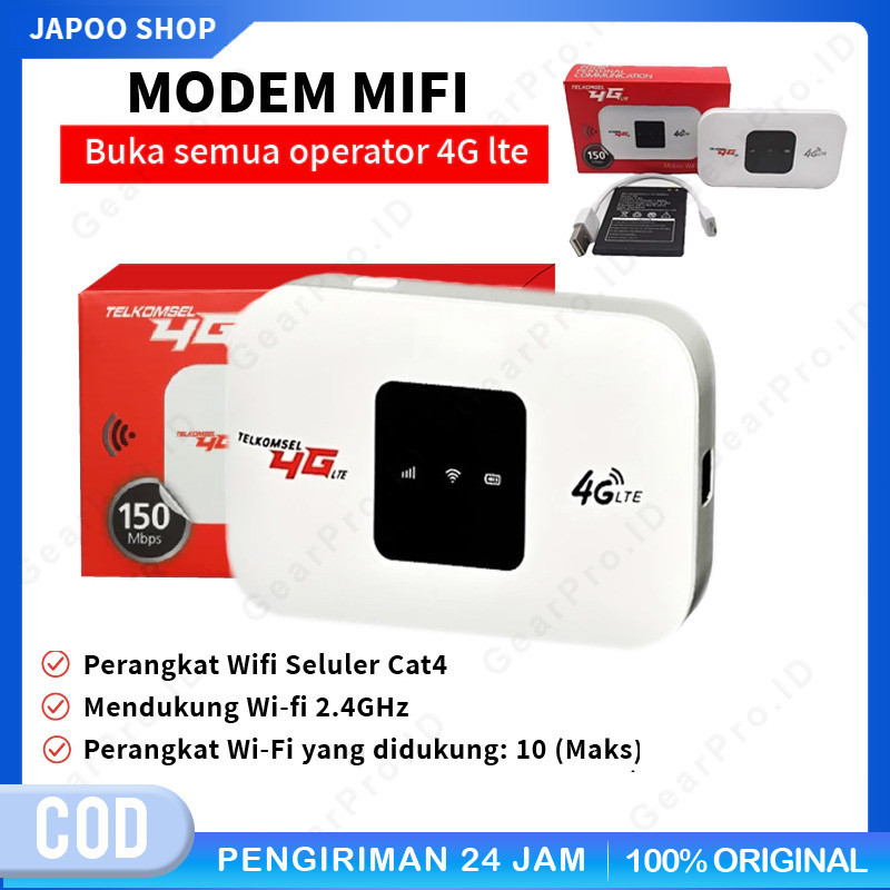 MIFI MODEM WIFI 4G UNLOCK OPERATOR 500Mbps 4G/5G Portable Mobile WiFi mini untuk dibawa kemana mana 