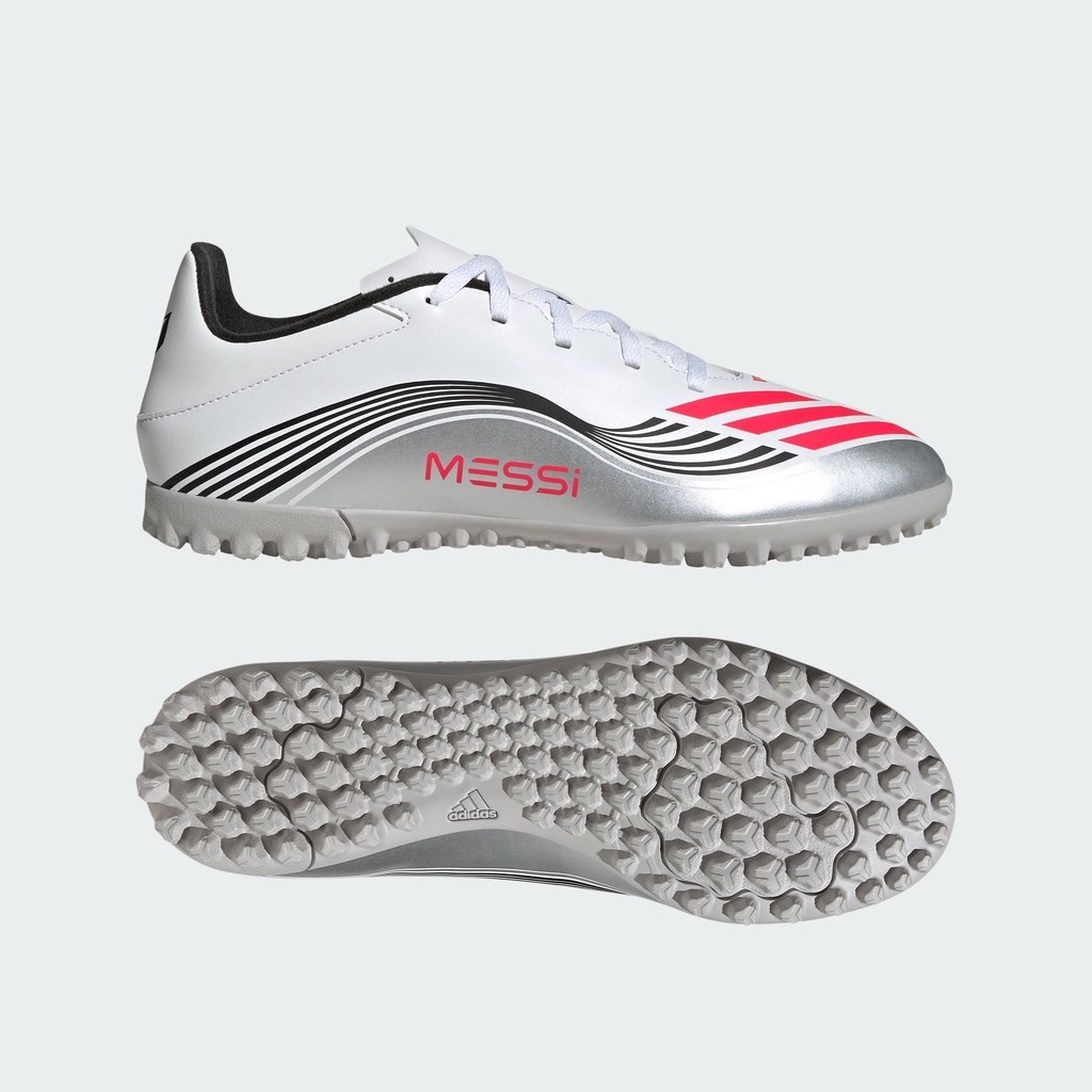 adidas Football F50 Messi Club Turf Boots Unisex White JP7445