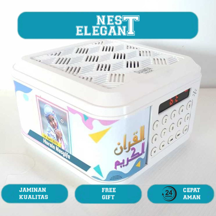 SPEAKER MUROTTAL AL QURAN SPIKER MUROTAL DIGITAL AL-QUR'AN 24 JAM 30 JUZ BANYAK QORI BISA BLUETOOTH