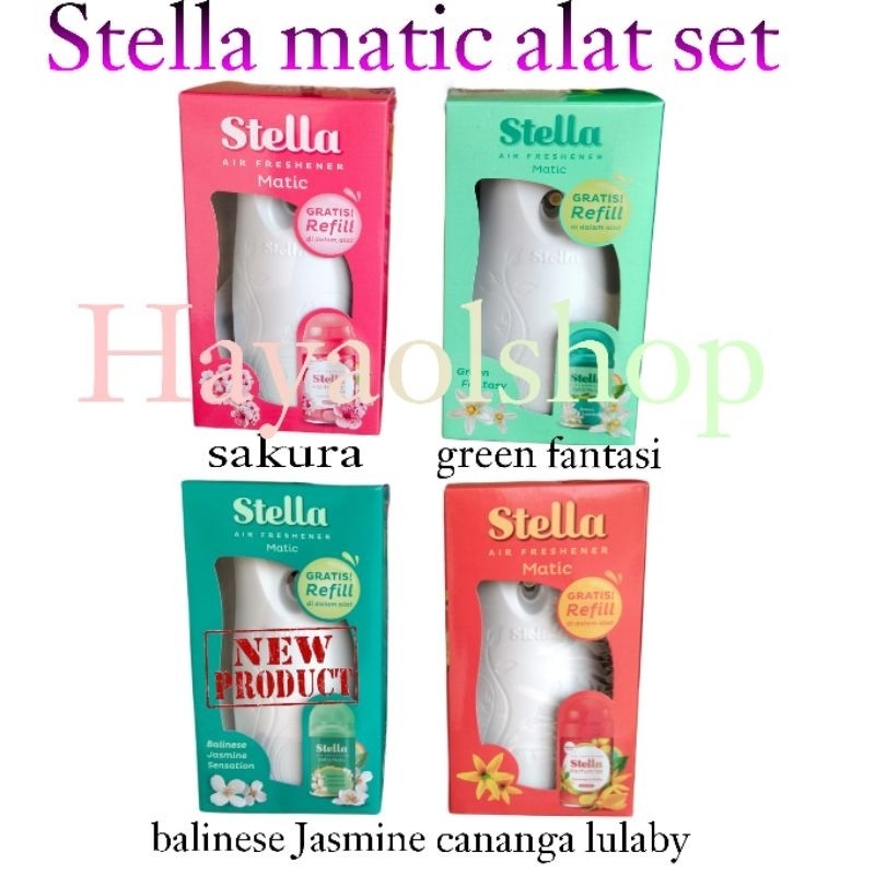 

Stella Matic Alat + Refil ( FRE Baterai 2PC )
