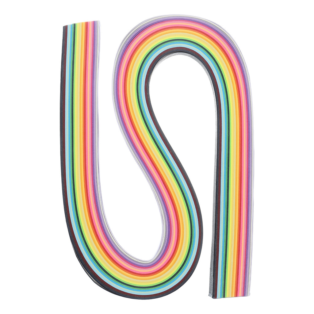 

160/180/260pcs Quilling Strips Paper 39/54cm Origami Paper Quilling Strip Mixed Color Gift for Art Y Hand Craft Christmas