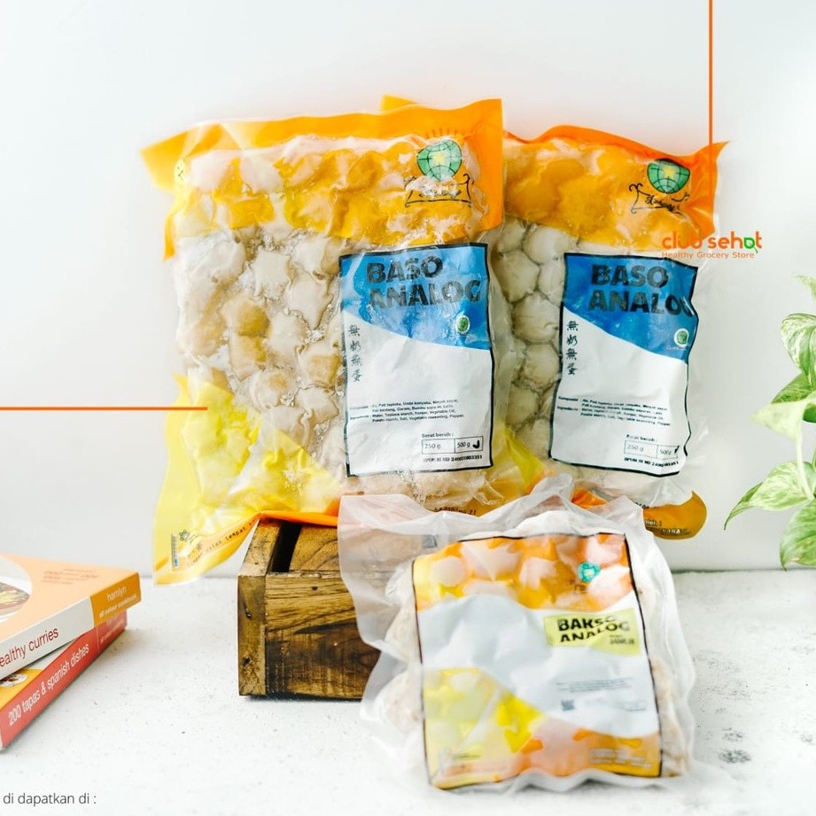 

Frozen Baso Ikan Vegetarian 500gr