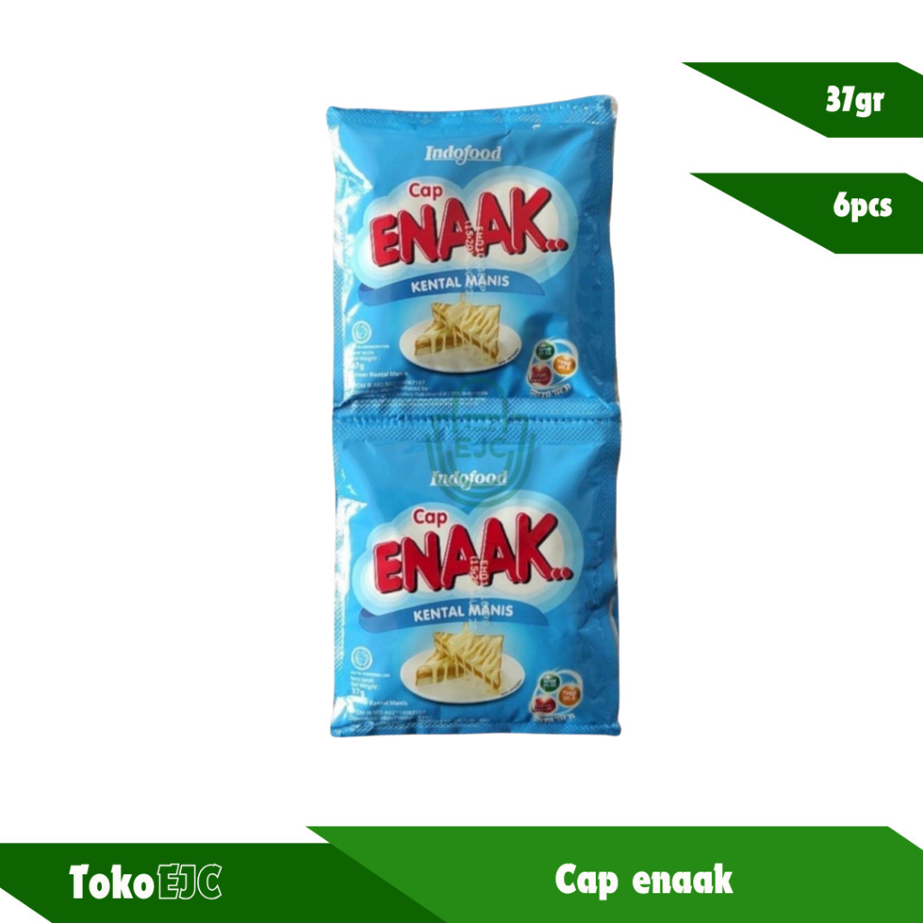 

[EJC] Susu Kental Manis Putih Cap Enaak Sachet / Cap Enaak