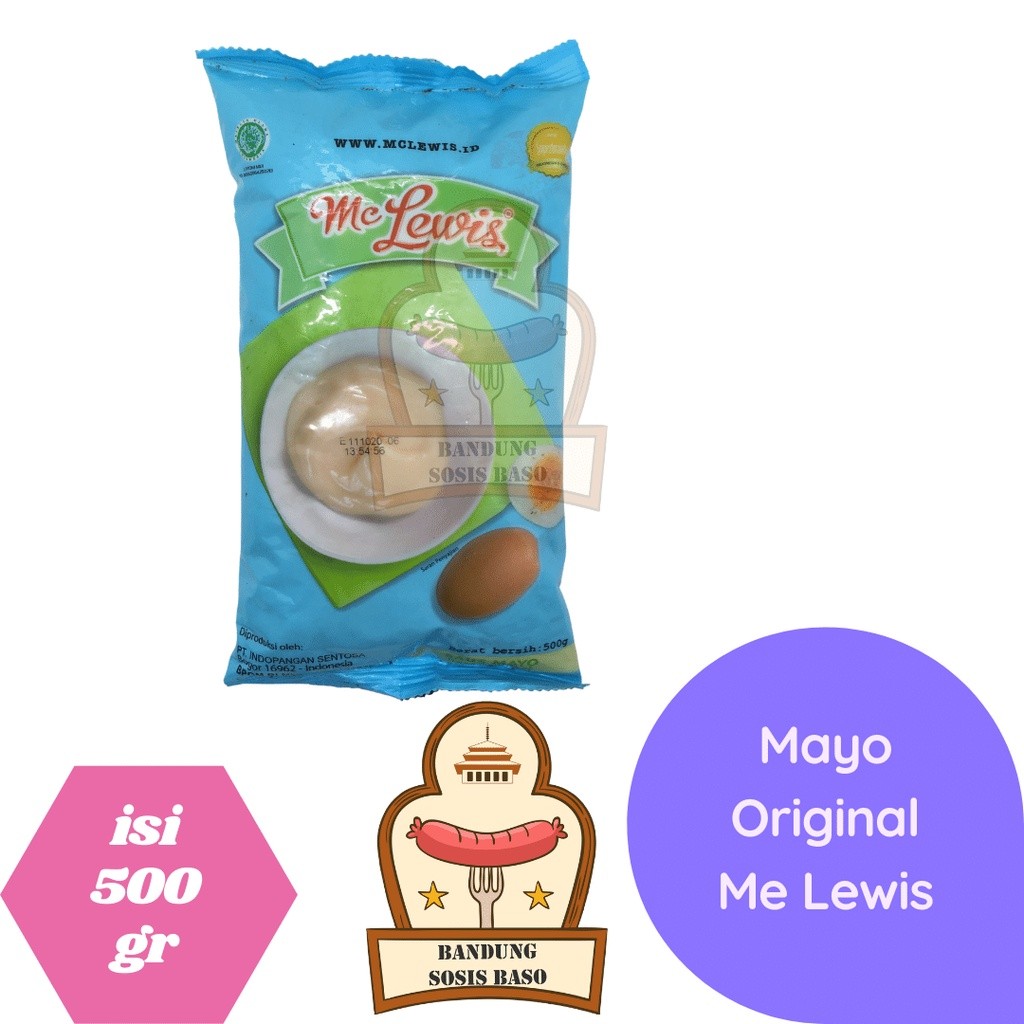 

Mayonnaise Original Mc Lewis 500gr - Saus Serbaguna untuk Salad, Kebab & Burger