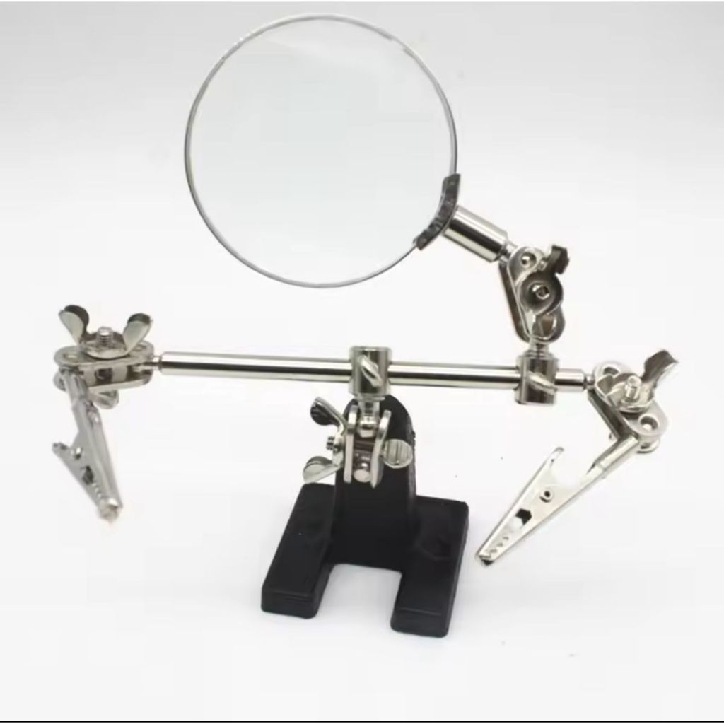 

Kaca Pembesar Dengan Penjepit Helping Hand Tool