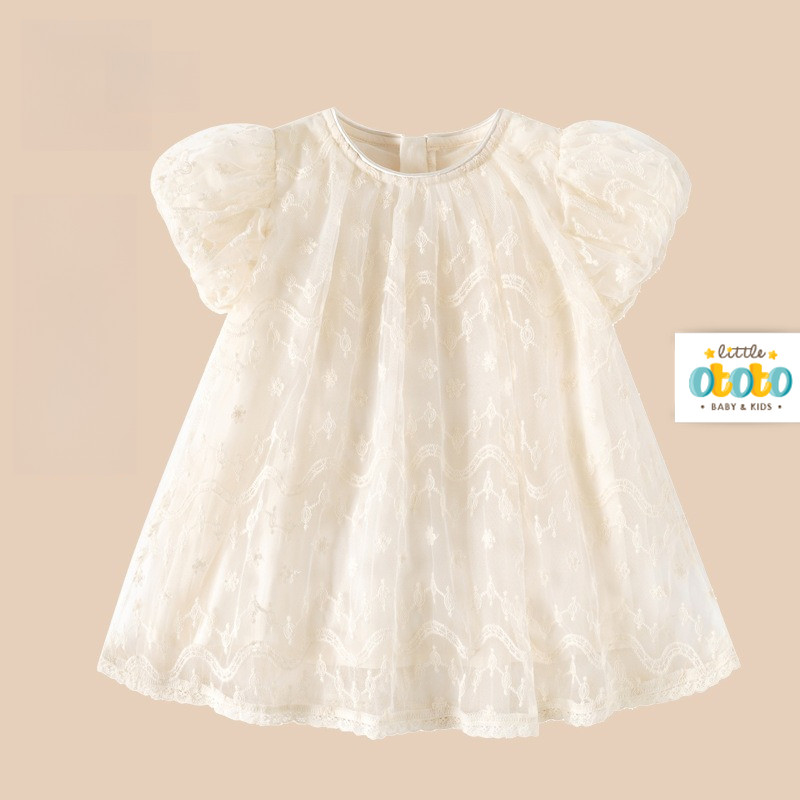Dress Bayi Premium YOLANDA - Gaun baby Newborn Baju pesta Perempuan Aqiqah Manyue Baptis