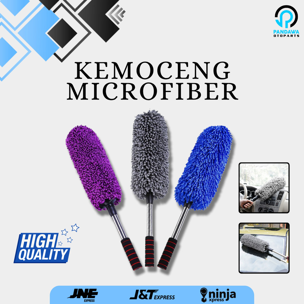 Kemoceng Microfiber Tebal – Pembersih Debu Serbaguna untuk Rumah & Mobil KMC1