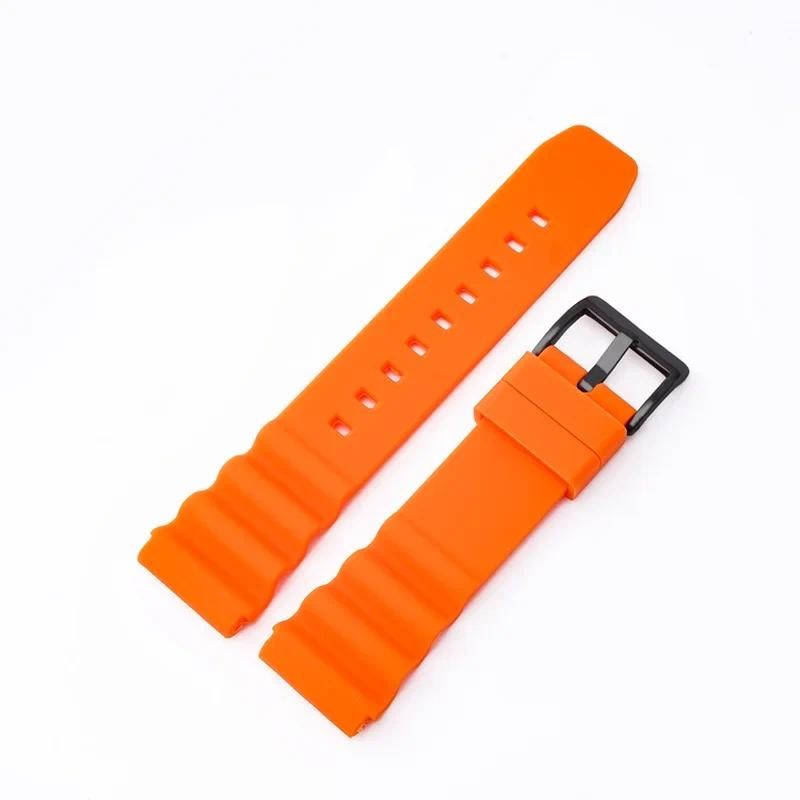 20mm 22mm Silicone Watch Band For Rolex SUBMARINER Waterproof ving Bracelet For Seiko SKX007 SRP777J