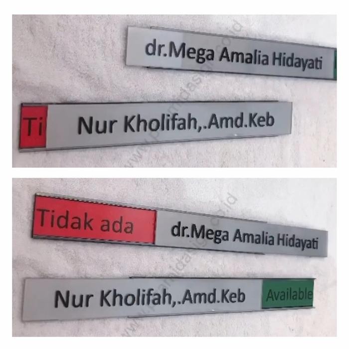 

sign small board papan ruang kelas nama sekolah ruangan sliding - lengkap