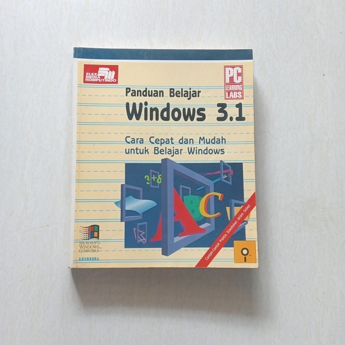 Panduan Belajar WINDOWS 3 1 No Disket Original Bekas