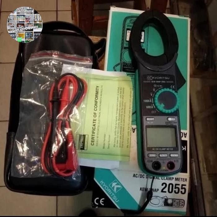 Kyoritsu 2055 Digital Clamp Meter Tang Amper AC/DC 1000A Original kyoritsu2055