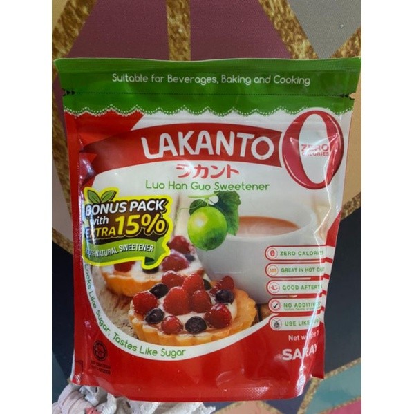 

Lakanto monk fruit 200gram