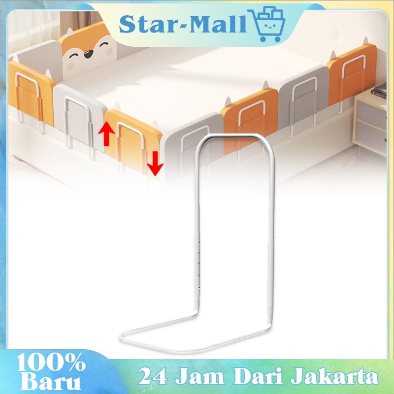 Pegangan Kasur Adjustable / Orang Sakit Safety Bed Rail / Bed Safety Assist Rail
