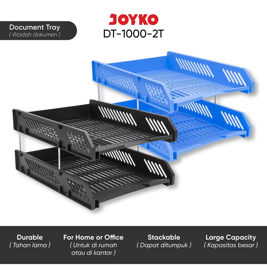 

JOYKO Document Tray Wadah Dokumen 2 Tray DT-1000-2T