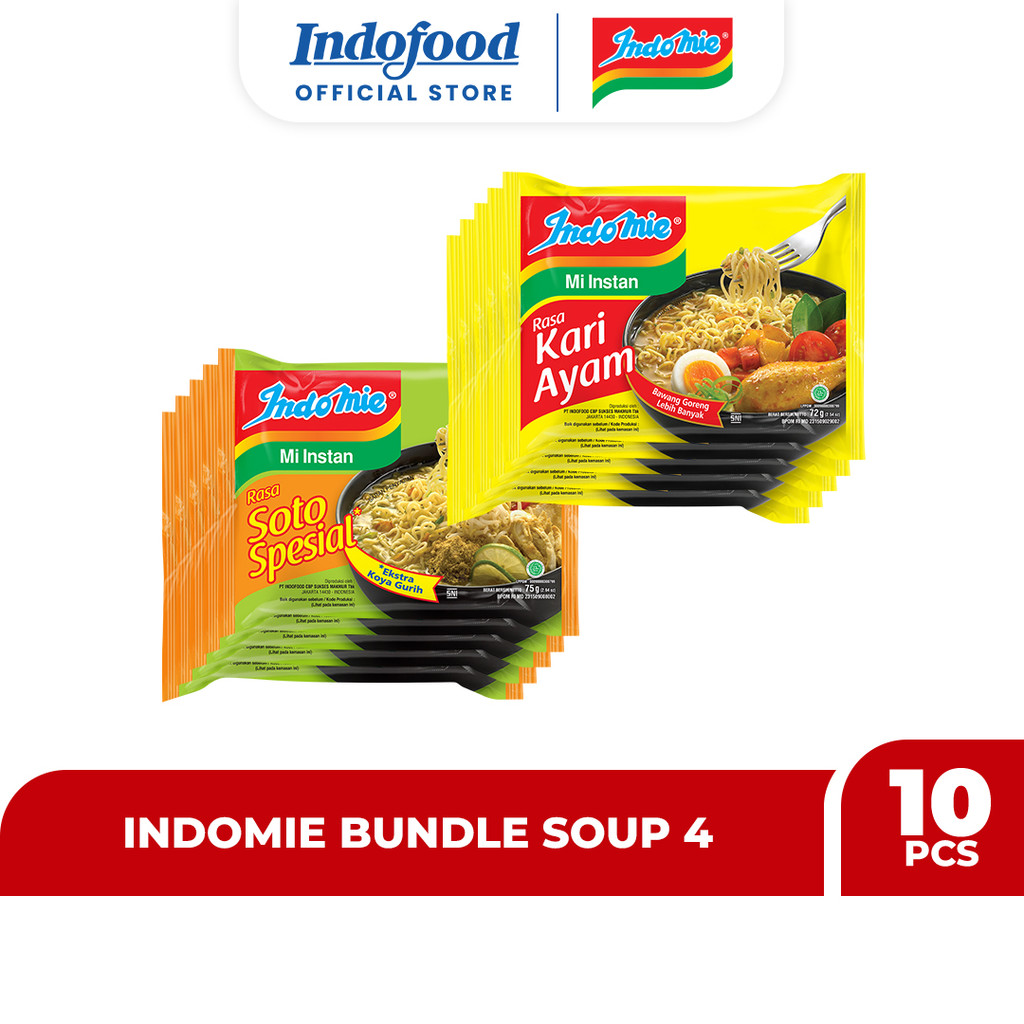 

Indomie Bundle Soup 5 (isi 10 Pcs)