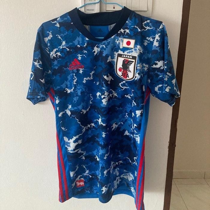 Best Seller- Jersey Jepang Japan Adidas original salee - Biru, S