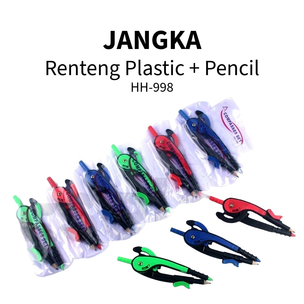 

♚1buah/ 1pcs Jangka set HH-998/ Jangka Compasses set HH-988♚