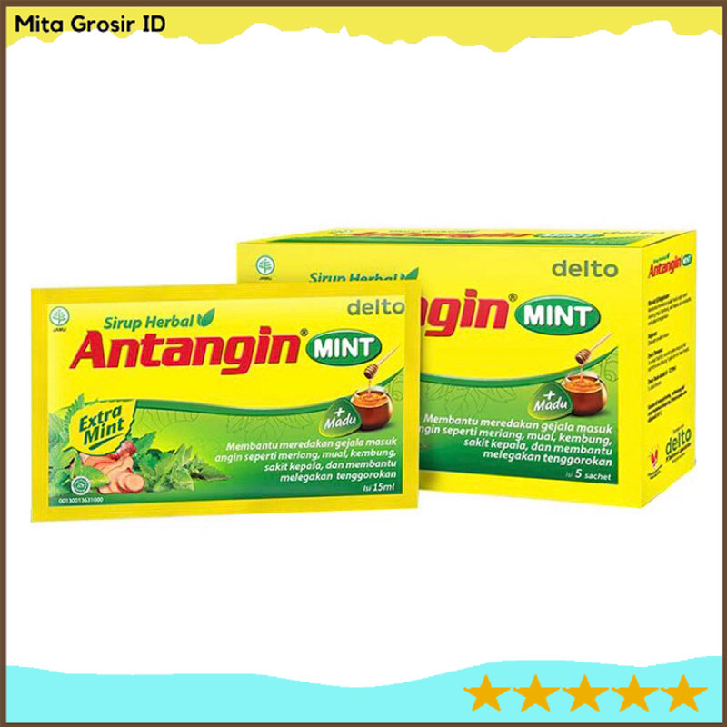

ORIGINAL Antangin MINT Sirup Herbal 12 sachet