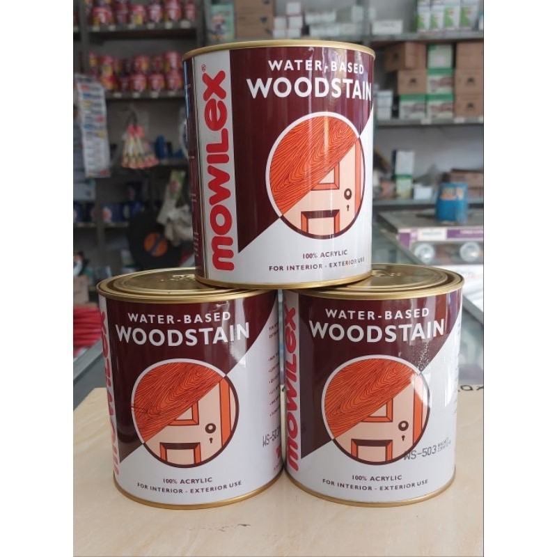 mowilex mowilek woodstain cat pelapis kayu premium 1L