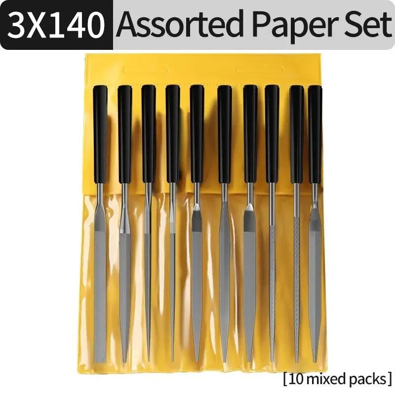 

10pcs/set Metal Needle File Set Wood Rasp Metal Polishing Hand FileTools Steel Rasp Needl Filing For Metal Glass Stone Wood Carv