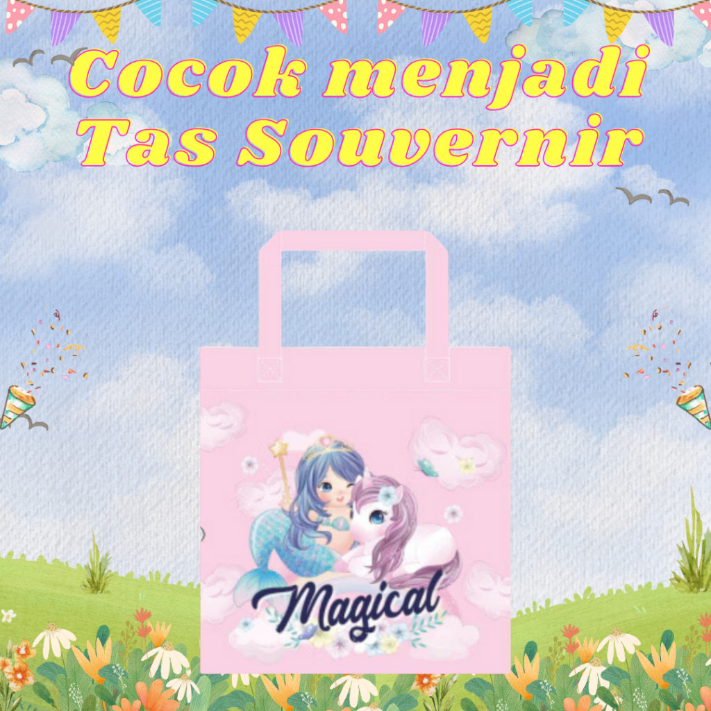 

[FLASH SALE]Tas Souvernir Ultah/Tas Tempat Makan/Tas Bingkisan Ulang Tahun/ Tas Bekal Murah Tebal/Tas Ultah lucu