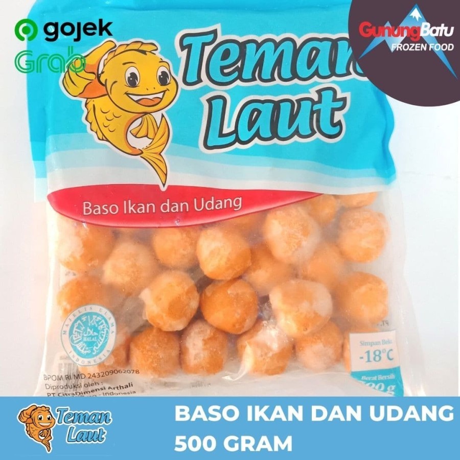 

TEMAN LAUT BASO IKAN RASA UDANG 500 GRAM (STEAMBOAT DAN SHABU - SHABU)