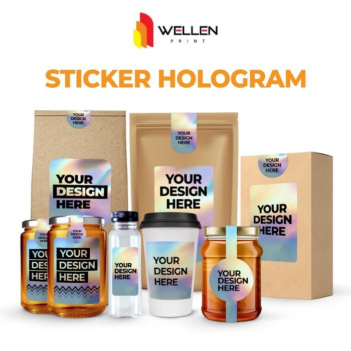 

Sale WELLEN PRINT - Cetak Sticker Hologram Custom / Print Stiker Rainbow Waterproof / Lebel Pelangi Mengkilap Ukuran A3+ - Non Laminasi Tbk