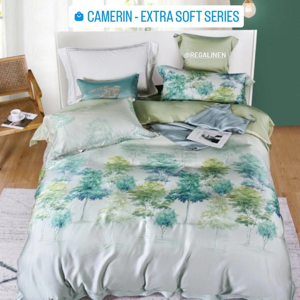 REGALINEN Sprei Tencel 60s 160x200 180x200 200x200 120x200 100x200 90x200 Premium Bedding Camerin Gr