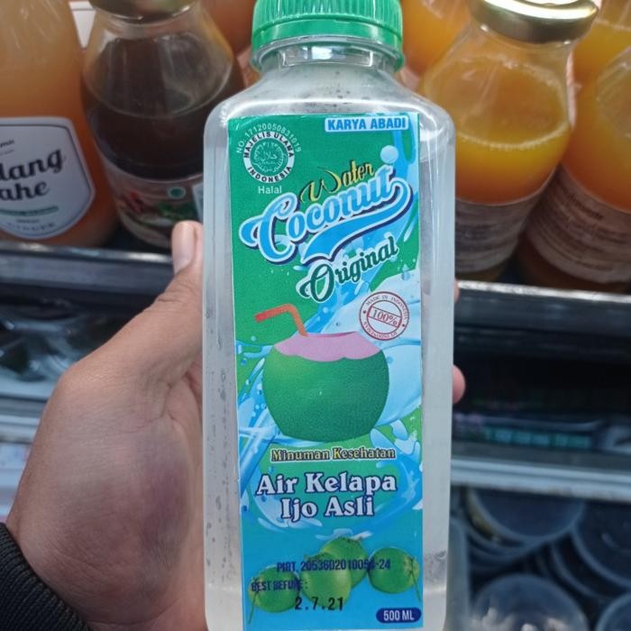 

Air kelapa ijo Asli Coconut water 500 Ml