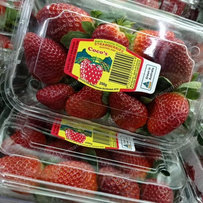 

Strawberry Australia manis 250 gram / pack