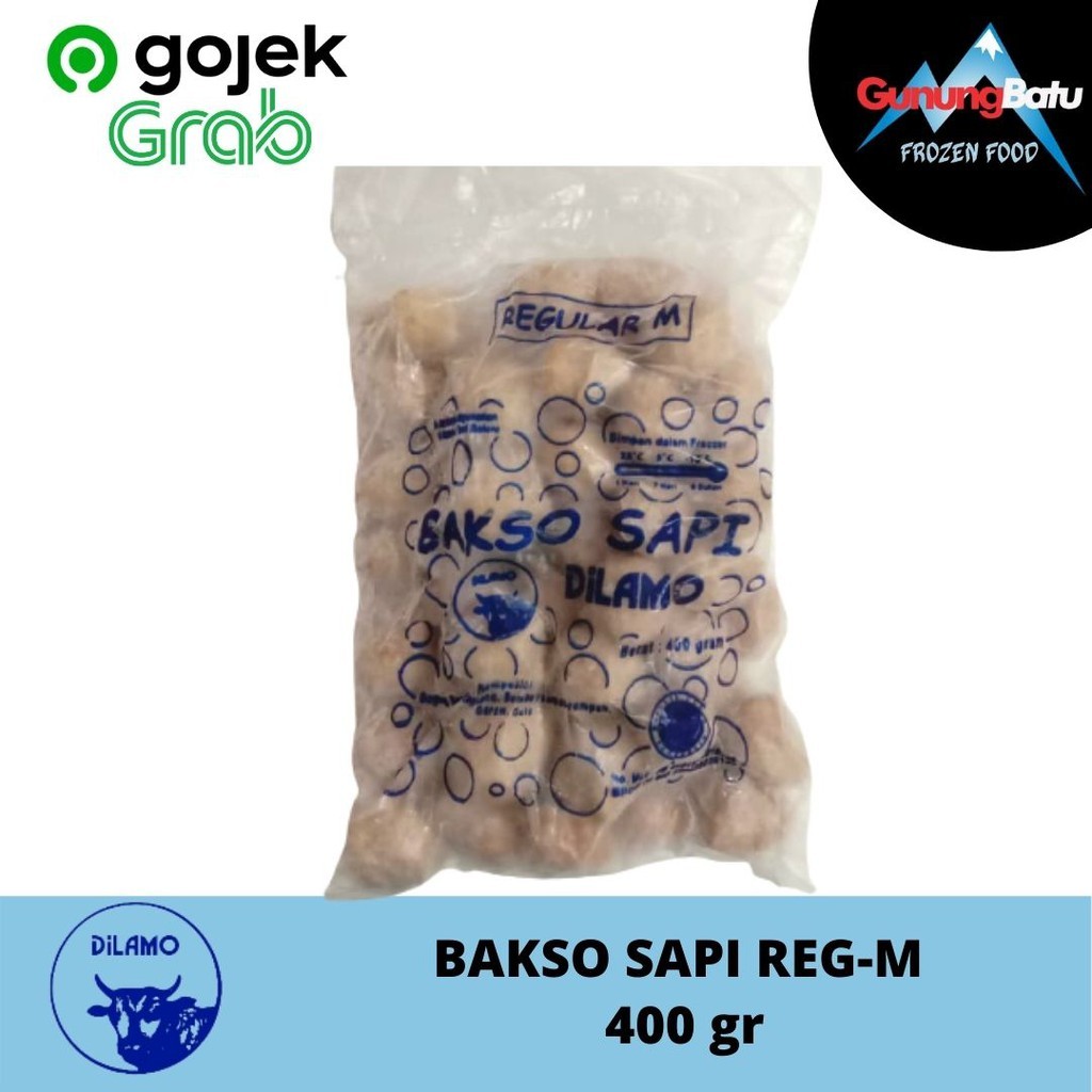 

DILAMO BAKSO SAPI REG-M 400 GRAM ISI 50 BASO SAPI
