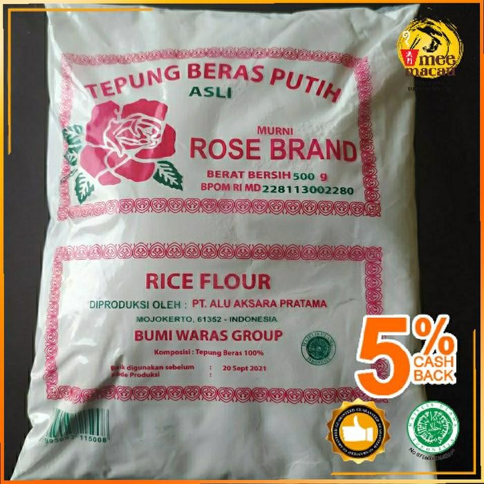 

PROMO! TEPUNG BERAS ROSE BRAND 500 GRAM