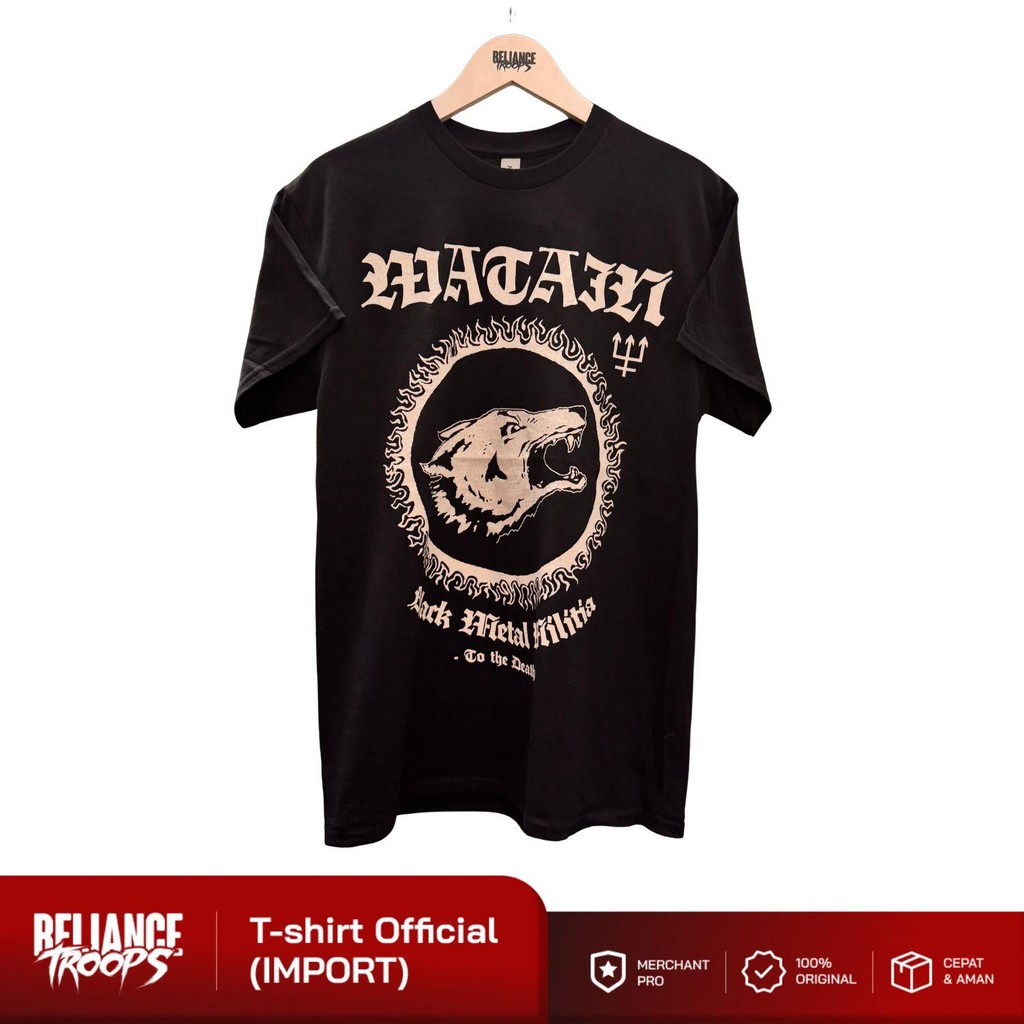 T-shirt Official | Watain - Black Metal Militia
