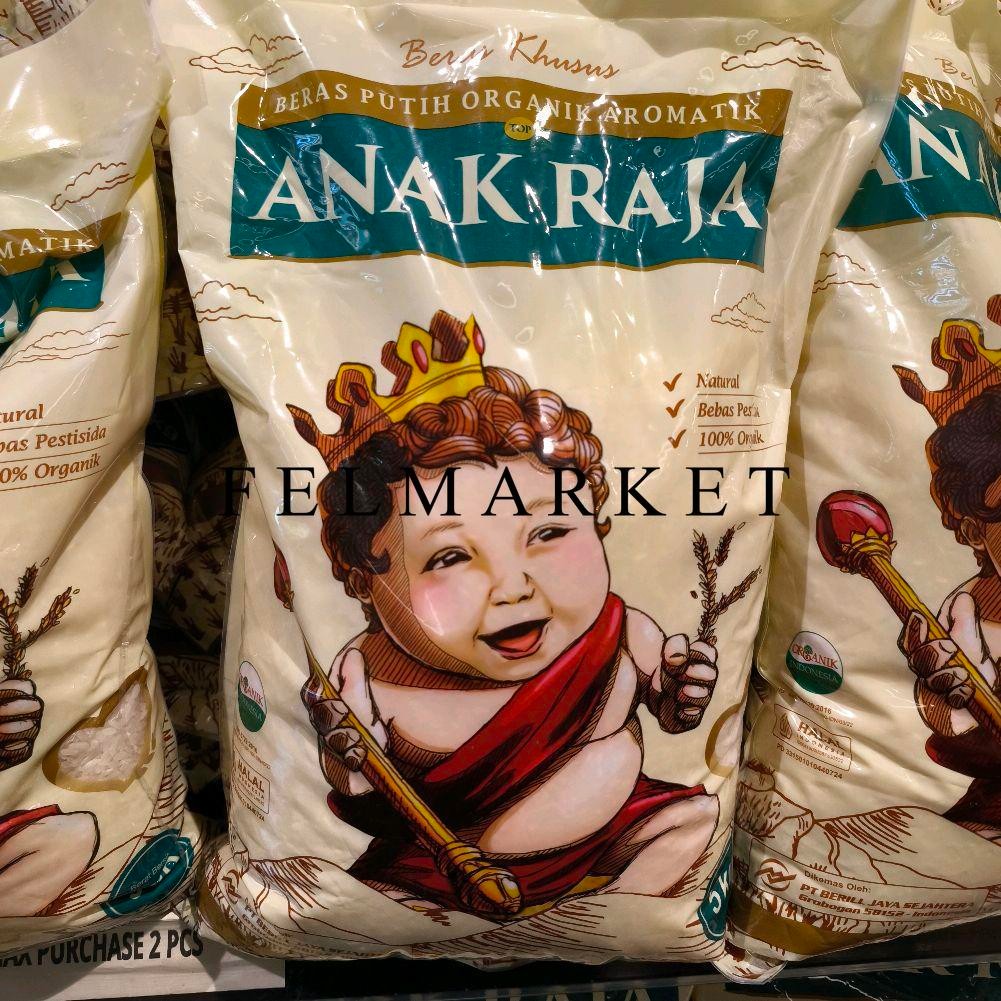 

Beras Anak Raja Organik & Aromatik / Beras Putih Organik Aromatik / 5 Kg