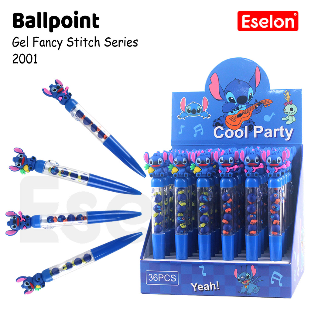 

1buah Ballpoint Gel Fancy Mainan / 1pcs Pulpen Gel Putar dan Tutup Kepala Boneka