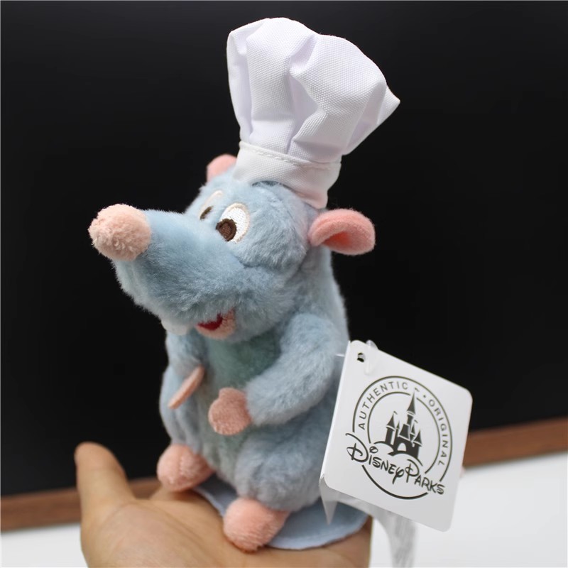 16cm Disney Ratatouille Chef Remy Magnetic Shoulder Plush Toy Gifts Ratatouille Kawaii Plush Stuff T