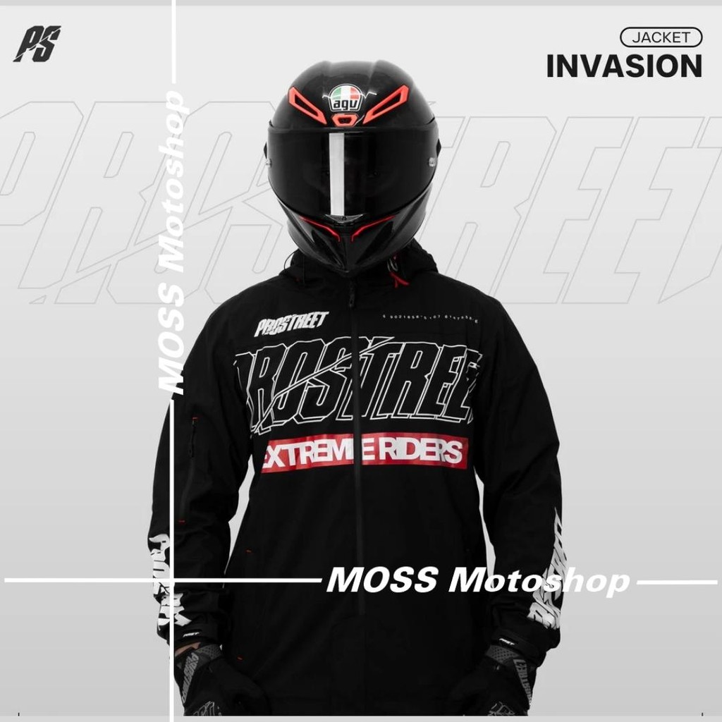 ZIPPER HOODIE PROSTREET INVASION | JAKET WINDBREAKER PROSTREET | 100% ORIGINAL PRODUCT