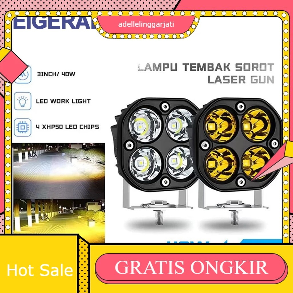 1pcs 40watt truk Lampu Tembak 24 Volt/lampu Sorot 24 Volt/lampu Tembak 12 Volt/lampu Tembak Mata 4/ 