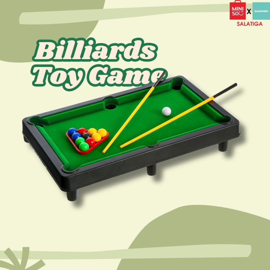 MINISO Billiards Toy Game (Mainan Billiard) Mainan Anak Dewasa