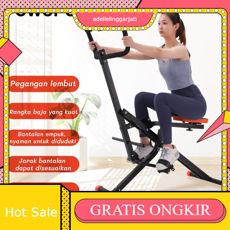 Sport Power Squat Alat Olahraga Fitness Cardio Latihan Otot Perut Pinggang Paha