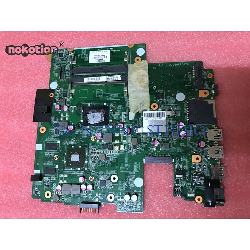 PCNANNY Mainboard for HP Pavilion 14-B14-b025TX 14-b023TX Laptop Motherboard 698494-001 DIS DA0U33MB