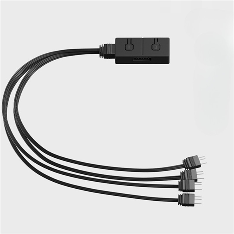 5V 3Pin ARGB To 12V 4 Pin RGB Converter 5V/3Pin ADD-RGB To 12V/4PIN Adapter 5V 3Pin Manual Controlle